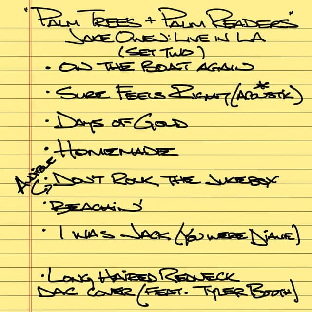 Palm Trees & Palm Readers - Jake Owen: Live in Los Angeles (Set 2)
