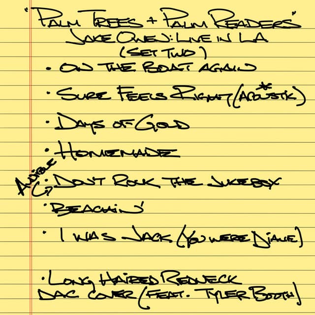 Palm Trees & Palm Readers - Jake Owen: Live in Los Angeles (Set 2)