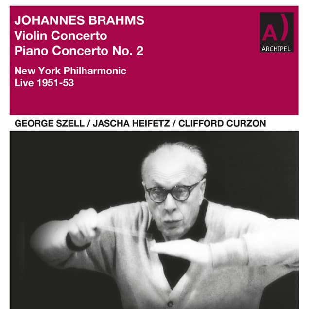 George Szell conducts Brahms Violin Concerto and Piano Concerto No. 2 live in New York
