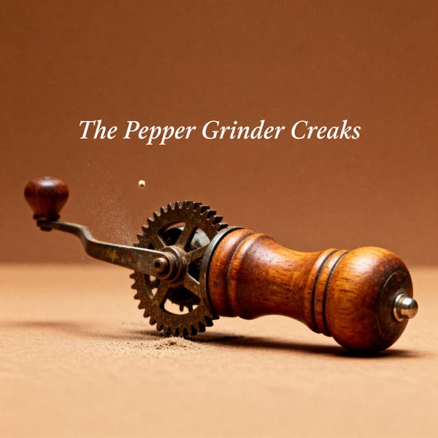 The Pepper Grinder Creaks
