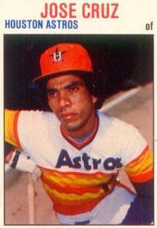 José Cruz (1975–1987), his #25 was retired by Houston