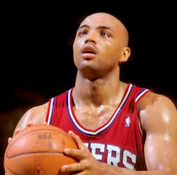 Charles Barkley played eight seasons with the 76ers from 1984 to 1992