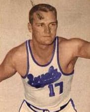 Arnie Johnson with the 1948–49 Rochester Royals