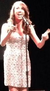 Ballinger begins a Miranda show as herself in 2014.