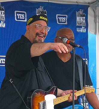 DiNizio and Severo Jornacion of the Smithereens performing at Bar Anticipation in Belmar, New Jersey in 2012