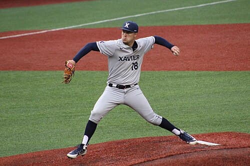 A Xavier pitcher in 2018