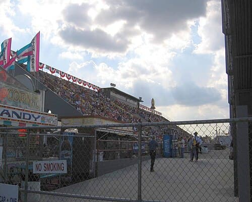 Festival stadium for music performances