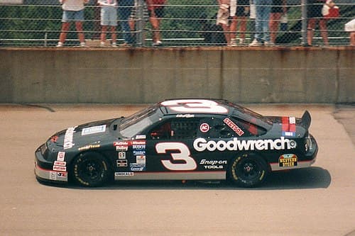 Dale Earnhardt (1994 car shown) was the second driver to reach seven Drivers' Championships.