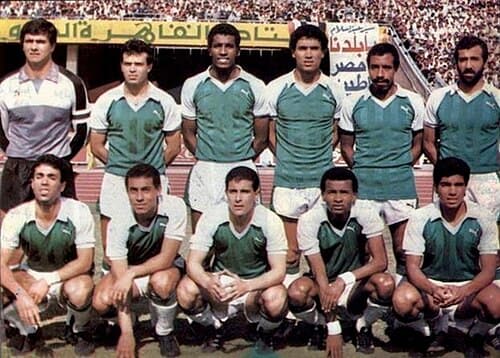 Egypt's team in 1985