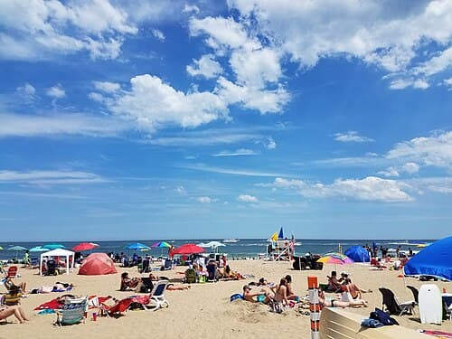 An Asbury Park beach