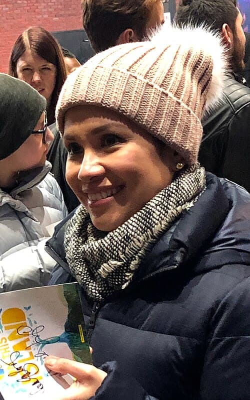 Salonga after a performance of Once on This Island