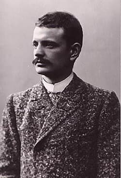 Sibelius in 1891, when he studied in Vienna