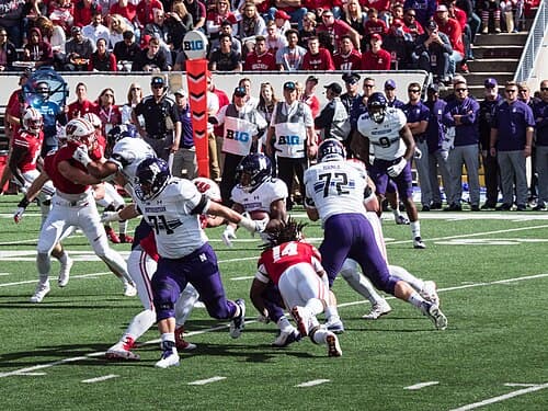 Northwestern v Wisconsin in 2017