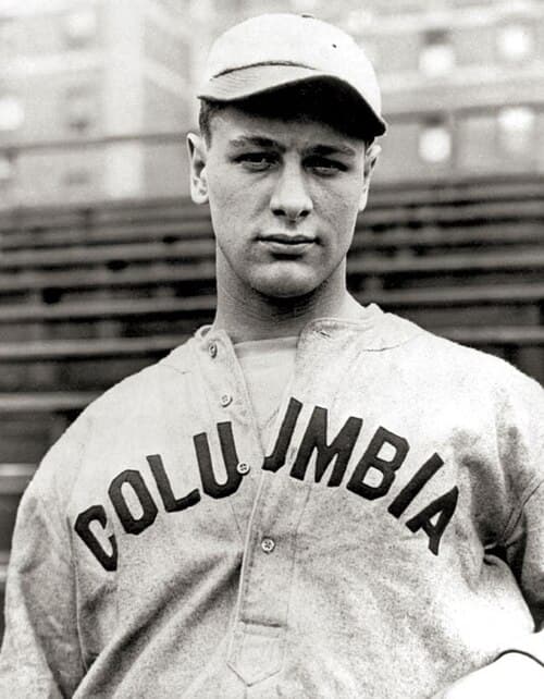 Columbia player Lou Gehrig in 1921
