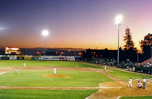 A San Jose Giants game in 1994