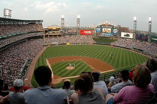View from the upper deck of then U.S. Cellular Field in 2006