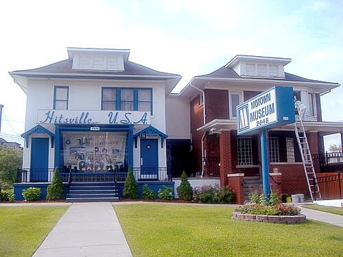 The Hitsville U.S.A. Motown building, at 2648 West Grand Boulevard in Detroit, Motown's headquarters from 1959 to 1968, which became the Motown Historical Museum in 1985[14]