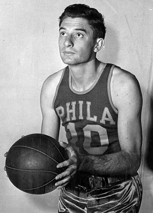 Joe Fulks is enshrined in the Basketball Hall of Fame and the College Basketball Hall of Fame.