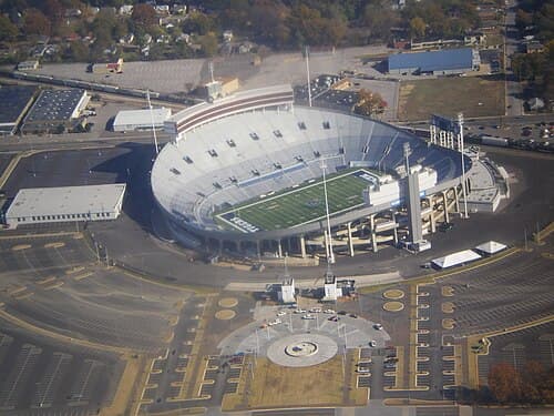 Simmons Bank Liberty Stadium, home of the Liberty Bowl since the 1965 edition