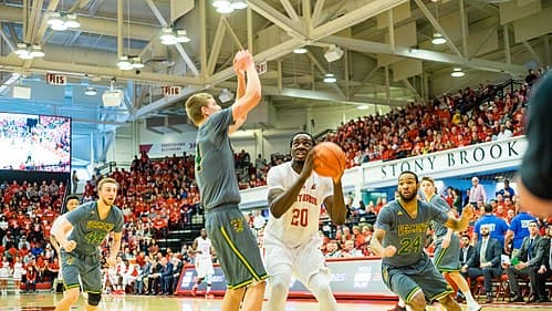 Jameel Warney scored 43 points against Vermont in the 2016 America East finals.