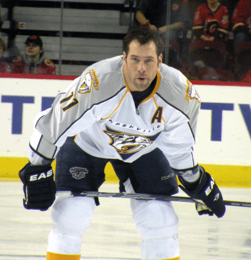 David Legwand is third all-time in franchise points. He was also the final member of the inaugural team to retire or move.