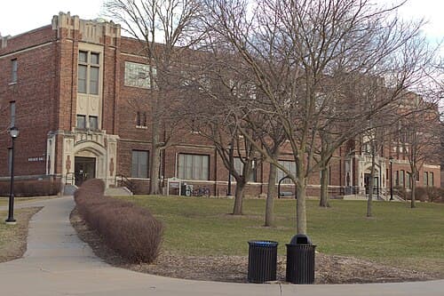 Wittich Hall, the second building built on campus