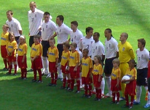 The England team at the 2006 FIFA World Cup