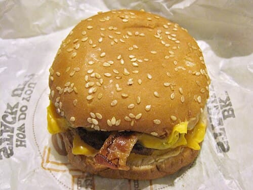 The BK Double Stacker sandwich
