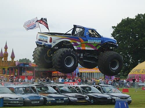 Bigfoot 17 competing at the Monster Mania event at The Hop Farm Country Park on August 16, 2008