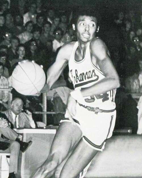 Dean Tolson as a sophomore