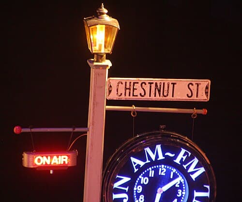 On Air sign at the Fitzgerald Theater