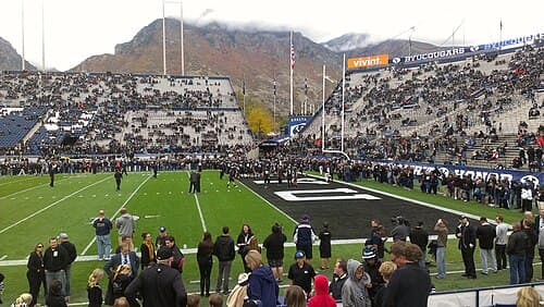 BYU Blackout Uniforms in 2012