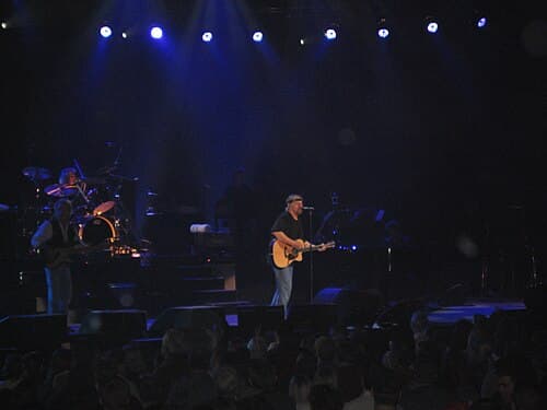 Seger and the band in 2007