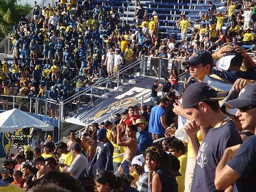 FIU fans at the 2008 home opener game at Riccardo Silva Stadium versus South Florida.