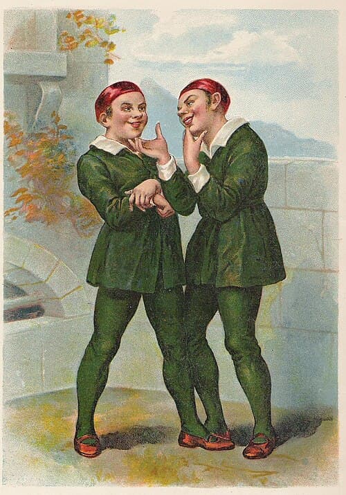 The Dromios from a frontispiece dated 1890