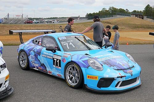 Cars such as this Porsche 991.2 are strong competitors in the SGT class