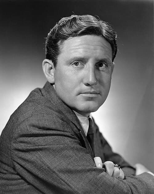 Spencer Tracy, who was the first actor to win Best Actor award over two consecutive years for his roles in Captains Courageous (1937) and Boys Town (1938) (and received seven other nominations)