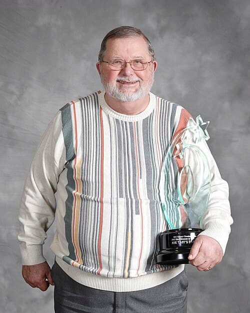 Former longtime Cavs broadcaster Joe Tait, who won the Curt Gowdy Award in 2010.