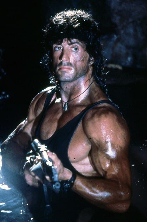 Sylvester Stallone in Rambo III (1988)
