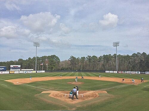 The Ospreys at home versus UNC Wilmington in 2016.