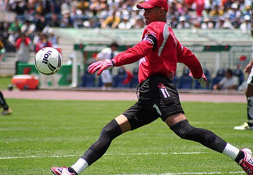 Goalkeeper Miguel Calero was a key player in the 2006 Copa Sudamericana title