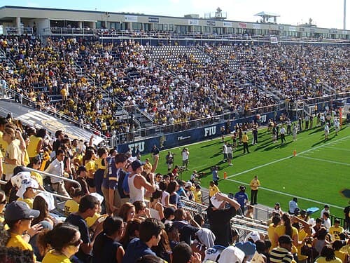 The Panthers play at the on-campus Riccardo Silva Stadium in University Park, Florida.