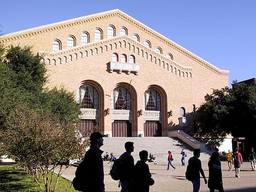 Front façade of Gregory Gymnasium