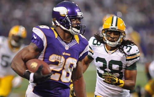 In 2012, Adrian Peterson rushed for 2,097 yards – 8 yards short of Eric Dickerson's single-season record.