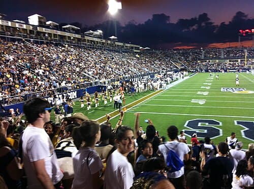 Riccardo Silva Stadium during the 2011 Homecoming game versus Duke University.