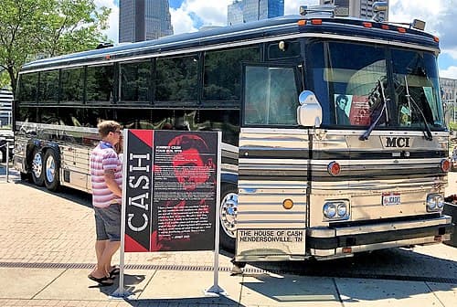 Cash's tour bus