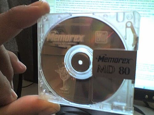 Memorex brand MiniDisc