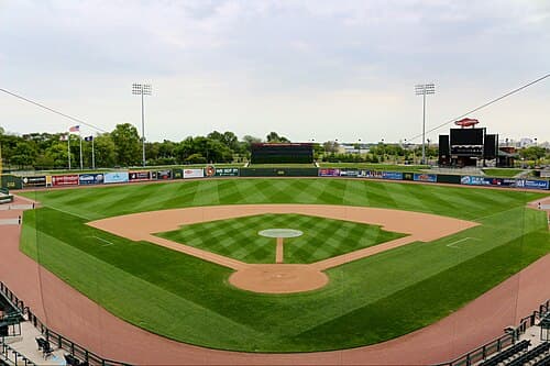 The Loons play at Dow Diamond in Midland, Michigan.