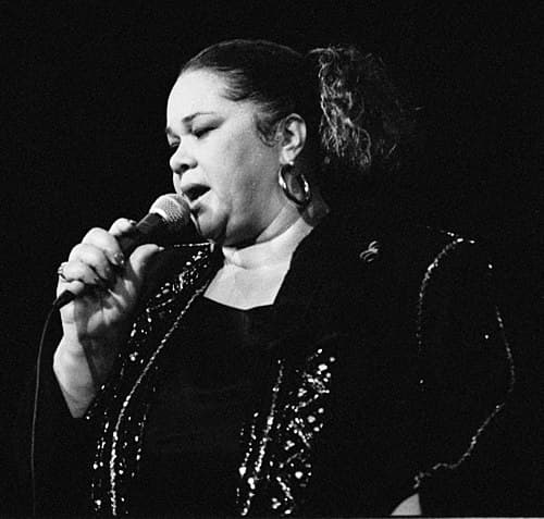 Etta James blended blues, R&B, and gospel influences.