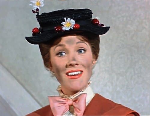 Julie Andrews as Mary Poppins